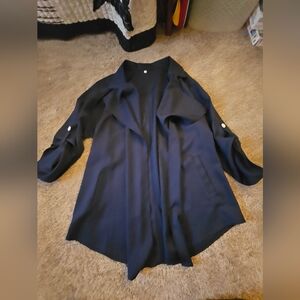 Elegant Navy Dress Coat